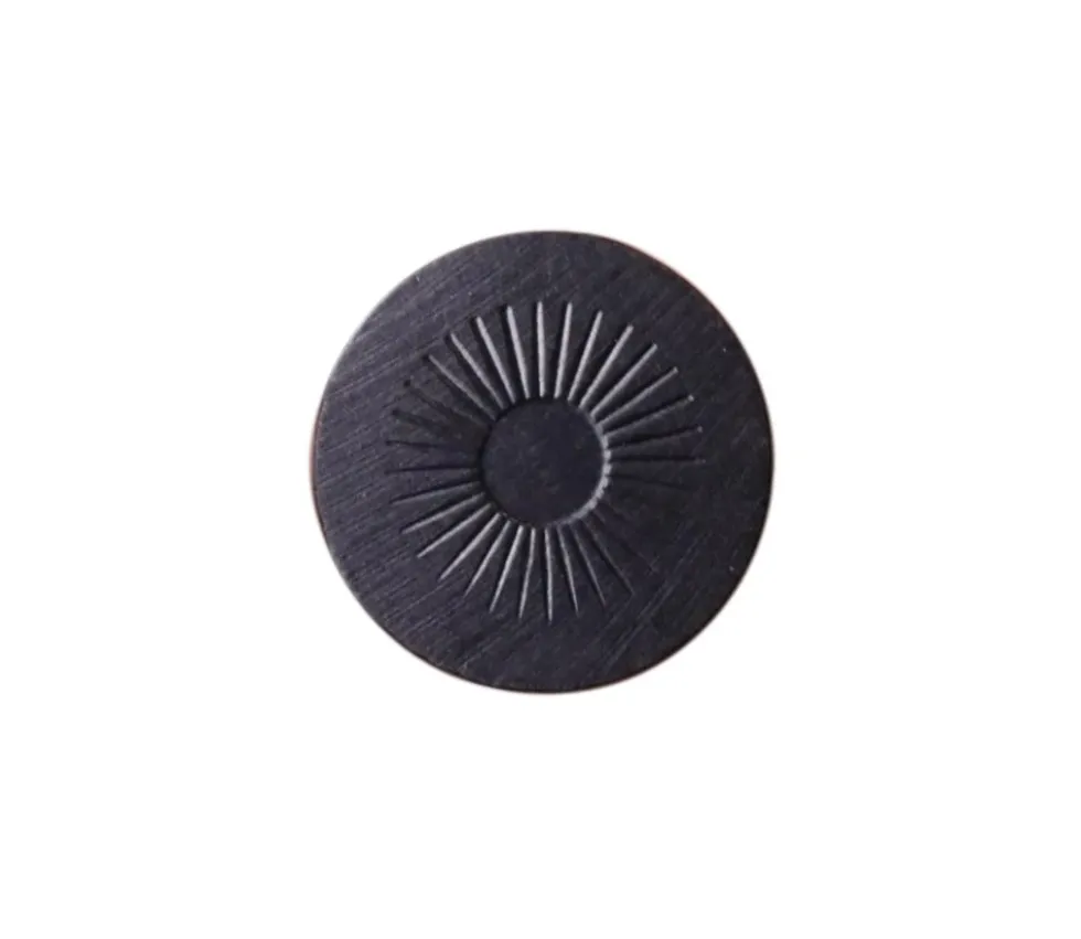 Pion bois 30 mm noir, doré ou naturel moulure soleil à l'unité