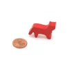 Pion Chat rouge en bois pour jeu 30x19x8 mm