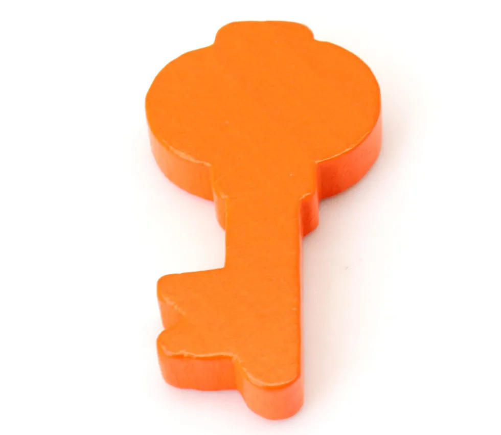 Pion clé - clef en bois 43 x 24 x 8 mm