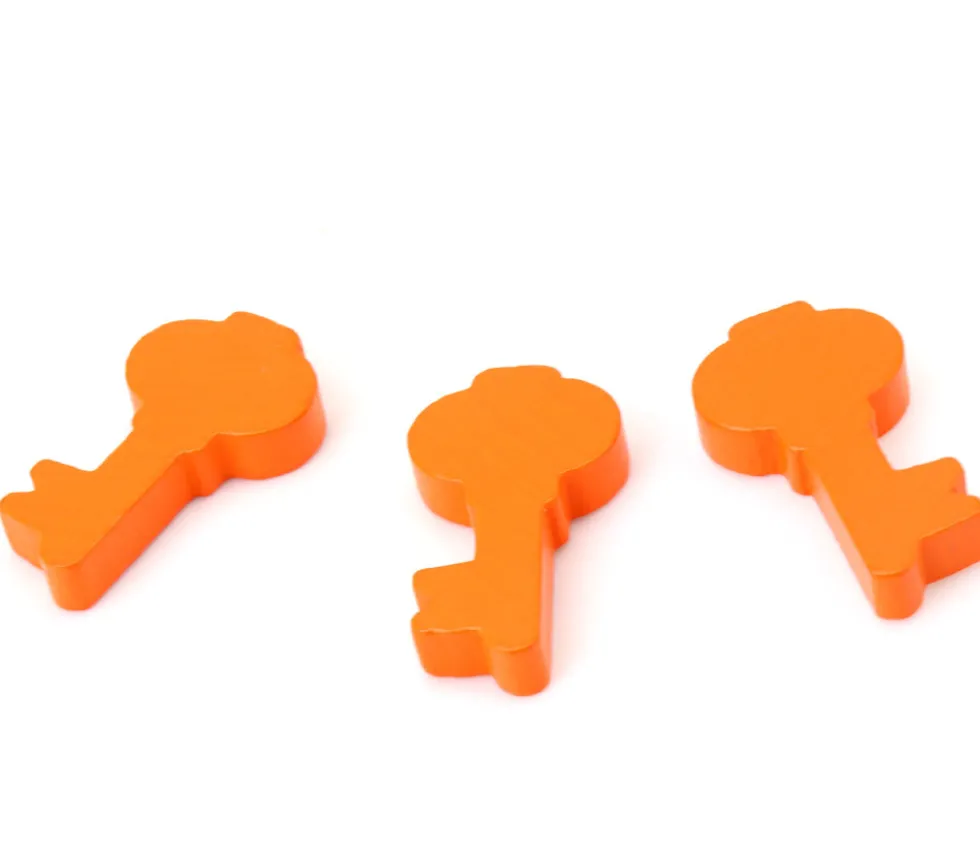 Pion clé - clef en bois 43 x 24 x 8 mm