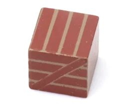 Pion de jeu caisse carton en bois 10 x 10 x 10 mm