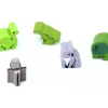 Pion de jeu dinosaure herbivore en bois 15 x 18 x 10 mm