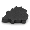 Pion de jeu hérisson noir en bois 30x18x8 mm