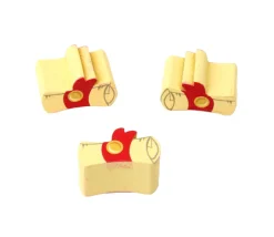 Pion de jeu rouleau parchemin en bois 16 x 5 x 10 mm