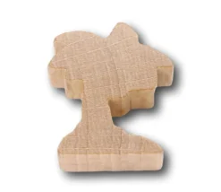 Pion en bois palmier naturel 3.5 cm