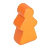 Pion fille meeple en bois personnage joueur 13 x 23 X 8 mm femme à l'unité