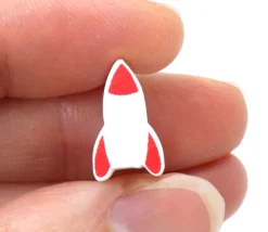 Pion fusée bois pour jeu 15 x 9 x 10 mm