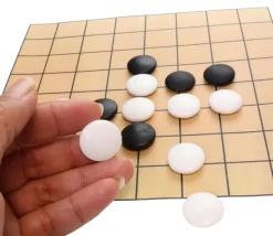 Pion galet 2 cm pour jeu de go noir ou blanc