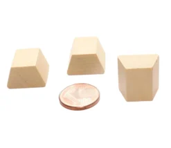Pion lingot bois naturel trapèze 16 x 15 x 10 mm