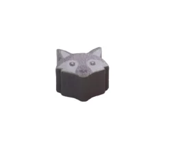 Pion Loup en bois pour jeu 15 x 14 x 8 mm