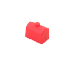 Pion maison rouge plastique 12 x 8 x 9 mm