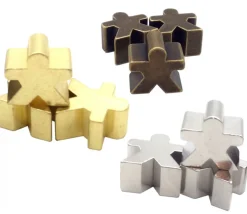 Pion meeple métal - personnage 1.6 cm