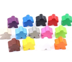 Pion meeple original personnage en bois type carcassone