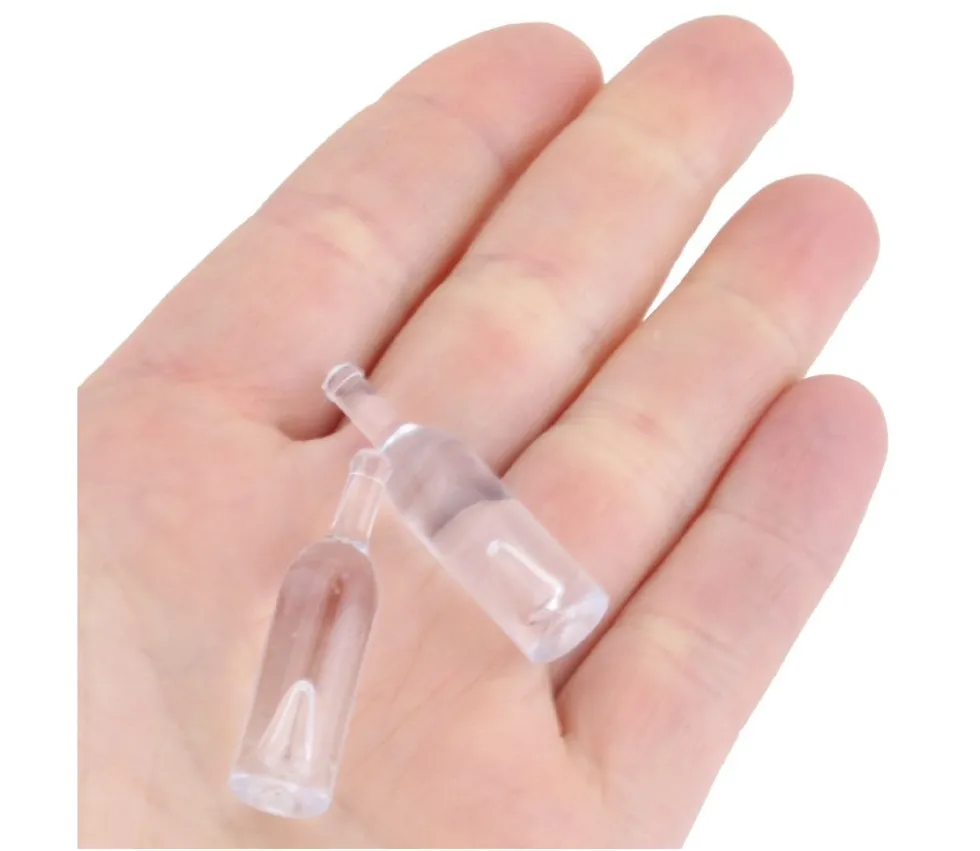 Pion mini bouteille transparente 35 x 9 mm
