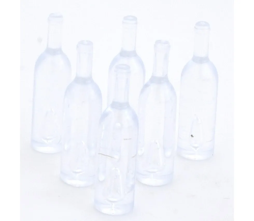 Pion mini bouteille transparente 35 x 9 mm