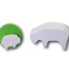 Pion mini mouton blanc en bois 19 x 11 x 8 mm