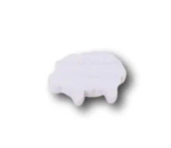 Pion mini mouton blanc en bois 19 x 11 x 8 mm