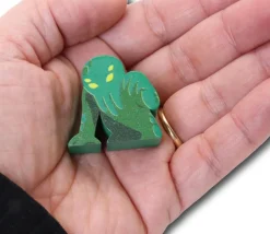 Pion Monstre Cthulhu en bois 30 x 30 x 15 mm