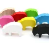 Pion mouton blanc 40x28x10 mm en bois pour jeu de société