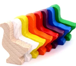 Pion oie en bois de 35 x 26 x 8 mm pour jeu