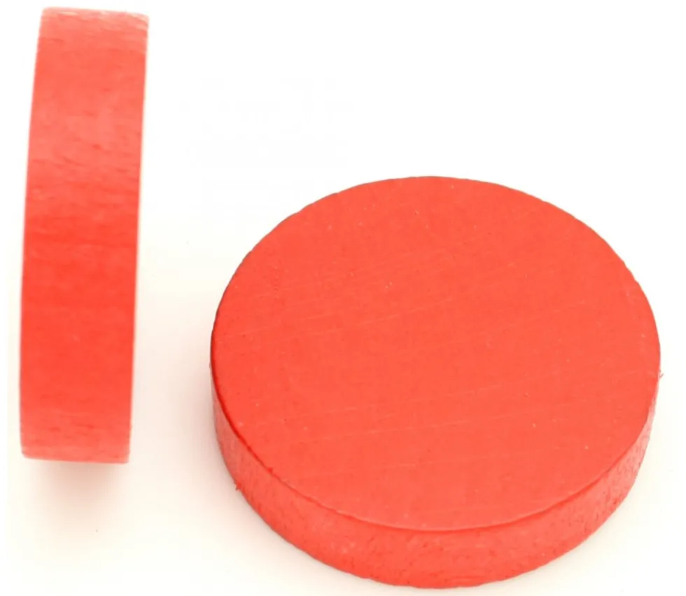 Pion 1000 - Palet bois 5 cm rouge 52 x 13 mm à l'unité