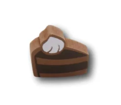 Pion part de Gâteau en bois 16 x 14 x 5 mm