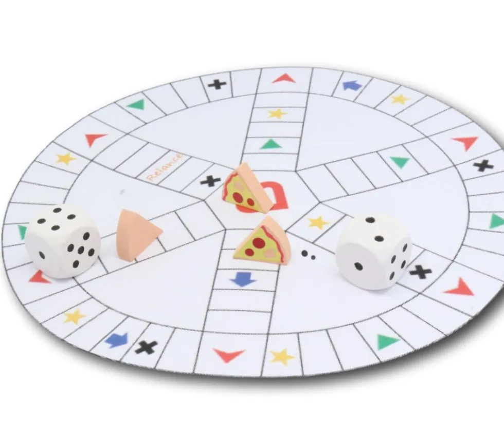 Pion Part de Pizza en bois 16 x 15 x 5 mm