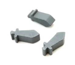 Pion épée en bois gris 24 x 8 X 8 mm arme