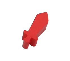 Pion épée en bois rouge 24 x 8 X 8 mm arme