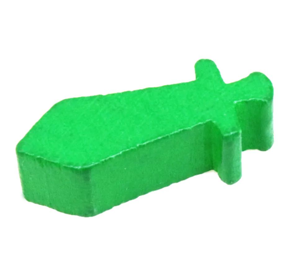 Pion épée en bois vert 24 x 8 X 8 mm arme