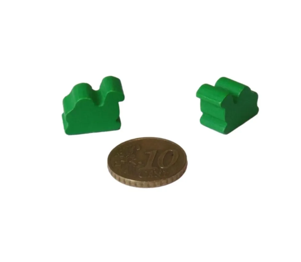 Pion petit dromadaire chameau couché en bois 16x12x8 mm