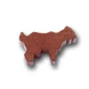 Pion petite chèvre blanche ou marron 30x20x10 mm