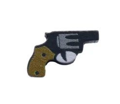 Pion Pistolet Revolver en bois 18 x 11 x 5 mm