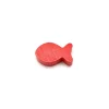 Pion poisson rouge en bois 24 x 13 x 8 mm pour jeu
