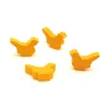 Pion poule jaune or en bois 30 x 19 x 8 mm