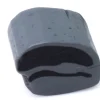 Pion rocher charbon en bois gris et noir pour jeu 15 x 15 x 10 mm