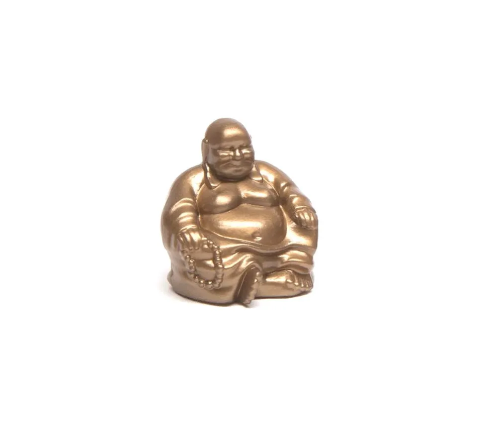 5 Pions bouddha doré 2.5 cm