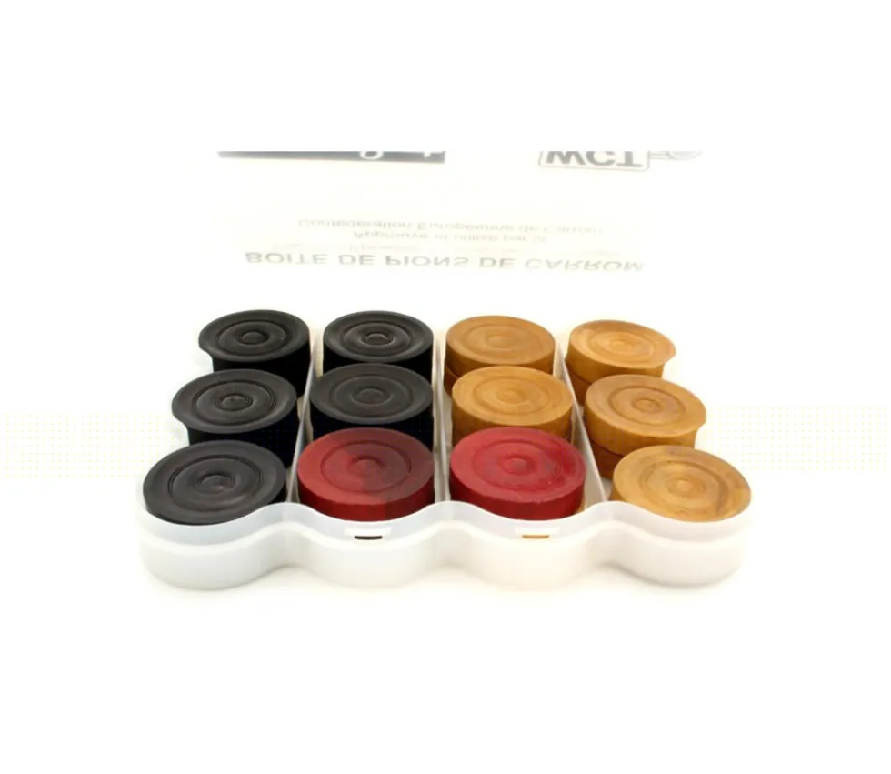 24 pions Carrom Carambole - palets