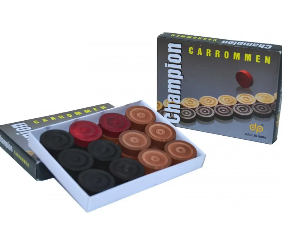 24 pions Carrom Carambole - palets 3 cm