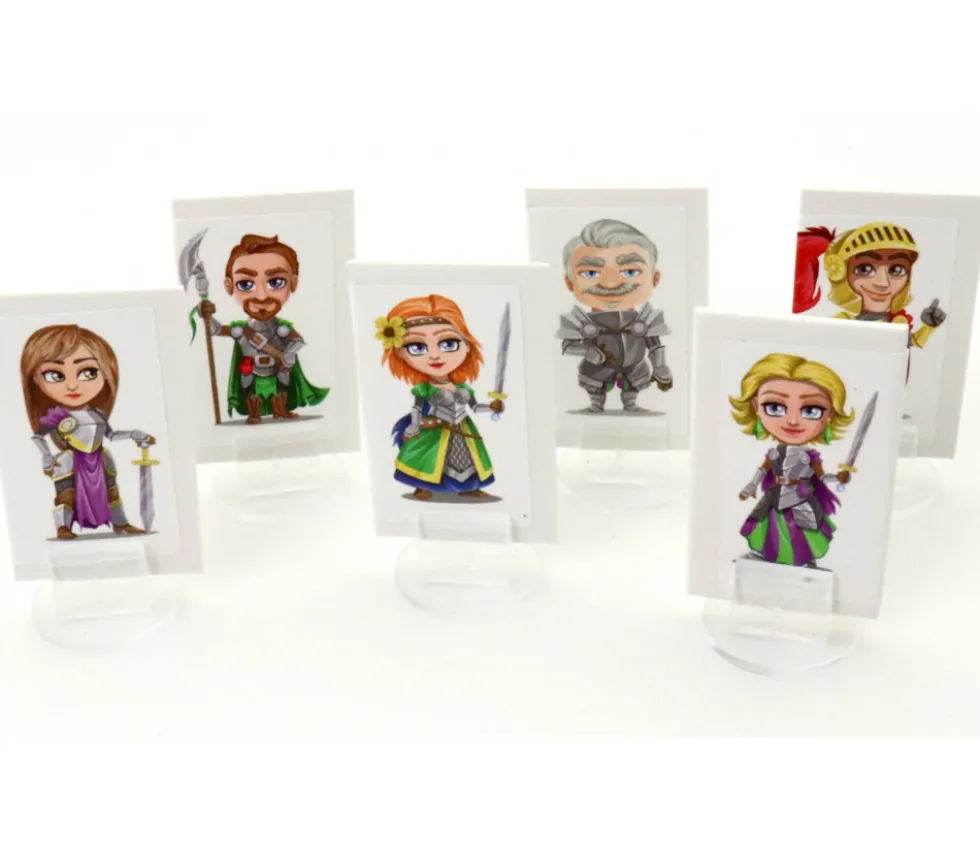 6 pions chevaliers pour vos jeux
