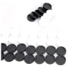 Pions de dames plastique 40 pions de 2.3 cm