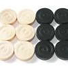 40 Pions en bois pour jeu de dames 32 mm moulurés dans coffret bois