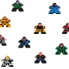 10 Pions meeple personnages Cyberpunk 18 x 20 mm