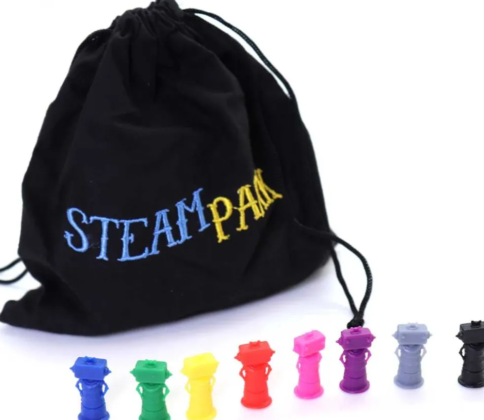 56 pions robots - thème steam park