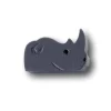 Pion tête de Rhinocéros en bois 15 x 15 x 10 mm
