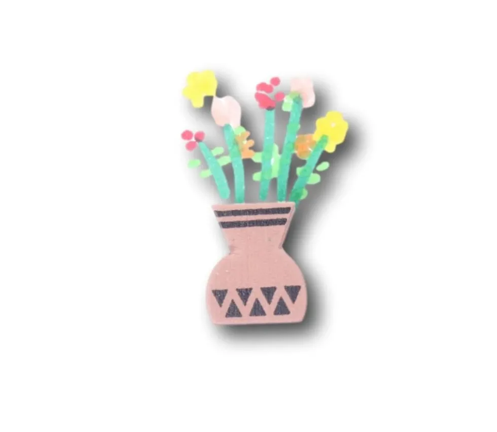 Pion Vase en bois 15 x 13 x 10 mm