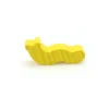 Pion ver de terre / chenille 36 x 16 x 8 mm jaune