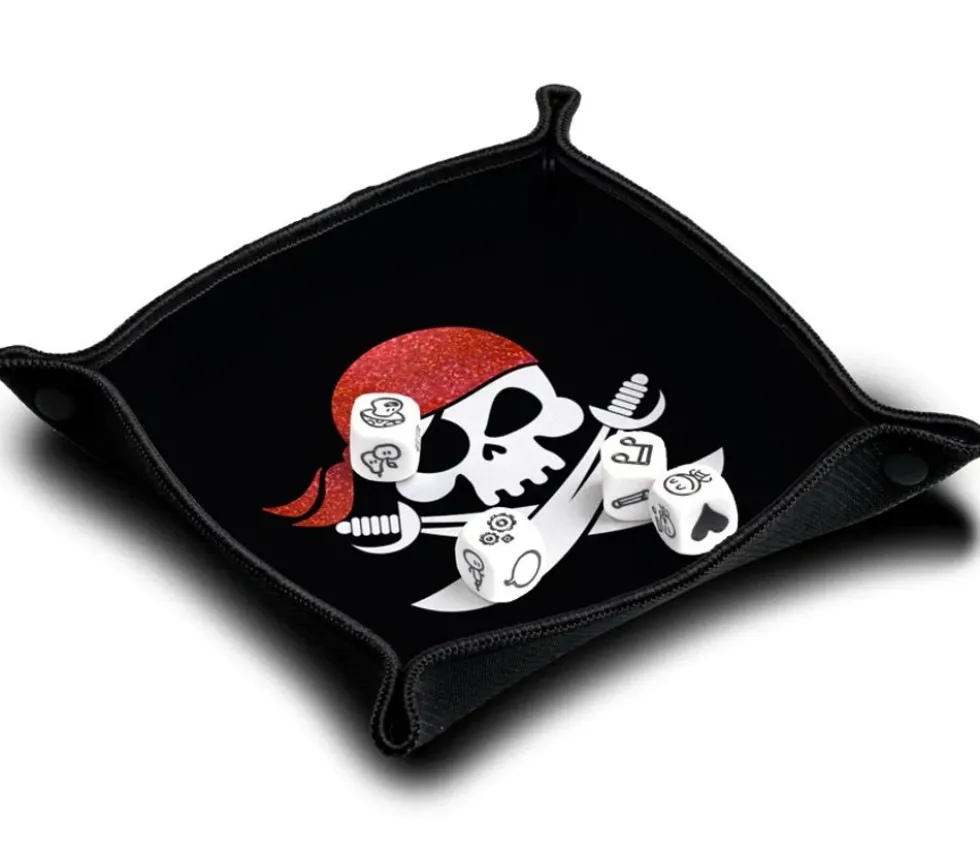 Piste de dés Pirate souple 21 cm pour jeux