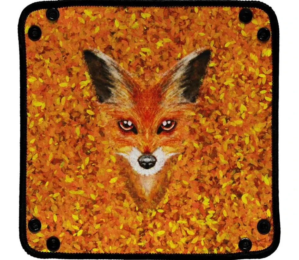 Piste de dés souple renard 21 x 21 cm