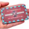 Plaque céramique rouge poker valeur 1000000 - 40 gr